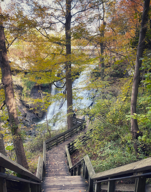 Picture of Brandywine Falls in Ohio near Cleveland