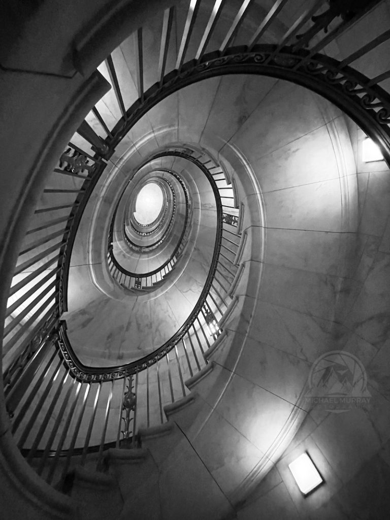 spiral staircase photo at the U.S. Supreme Court in Washington DC