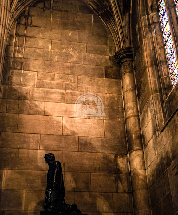 Photo of Abraham Lincoln statue in the National Cathedral in Washington DC image