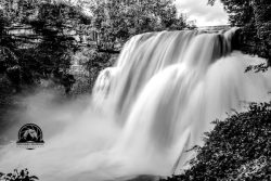 Depending on the day and the flow, Brandywine Falls can look majestic. The waterfall is about 65 feet high.